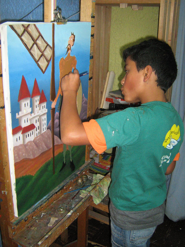 elaboración de el quijote  y sus castillos