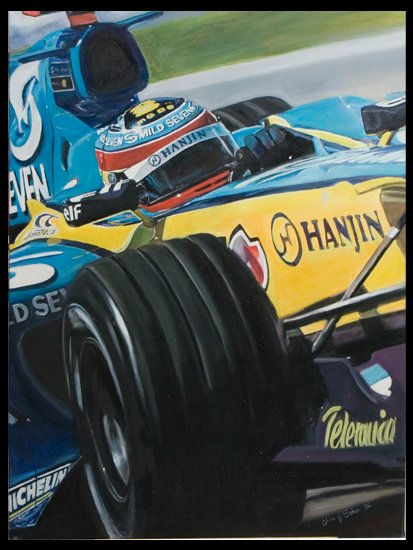 Fernando Alonso 2006 Óleo Lienzo Otros