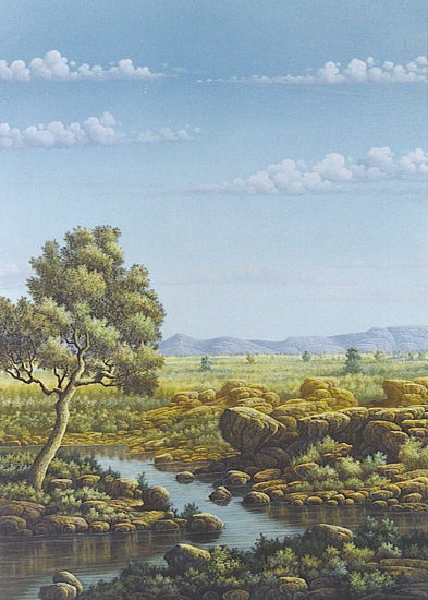 Rio Lerma. Oil Canvas Landscaping