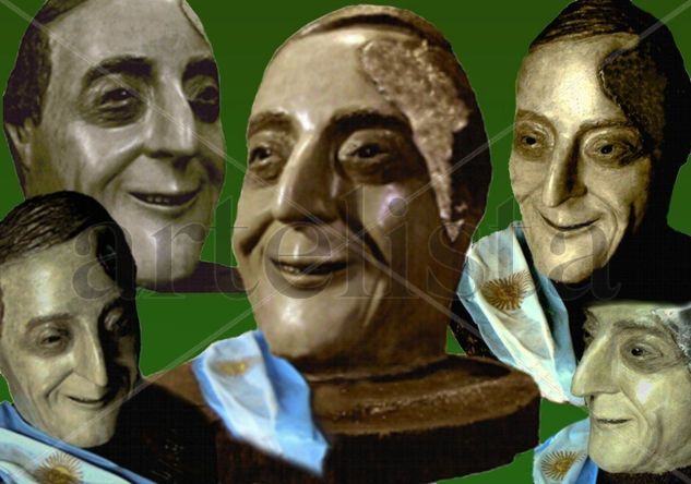 "HOMENAJE A NËSTOR KIRCHNER" Mixta Figurativa