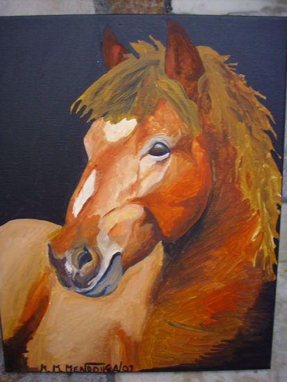 caballo Acrylic Canvas Animals