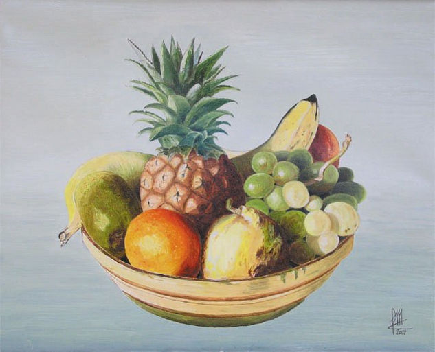 "Manjar" Oil Canvas Still Life Paintings