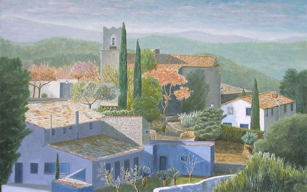 "Olivella" Oil Canvas Landscaping