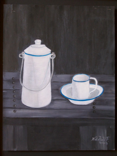 porcelana antigua Oil Canvas Still Life Paintings