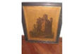 Litografia de cuadro pintura antigua