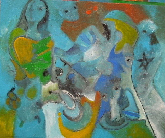 COMPOSICION EN AZUL II
