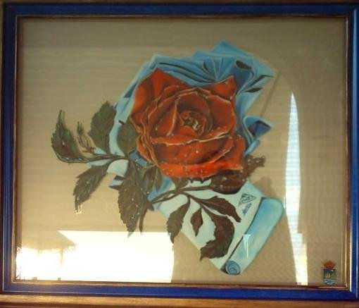 POESIA AZUL Oil Others Floral Painting