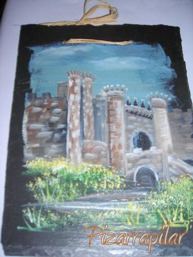 Castillo de Ponferrada Acrylic Others Landscaping