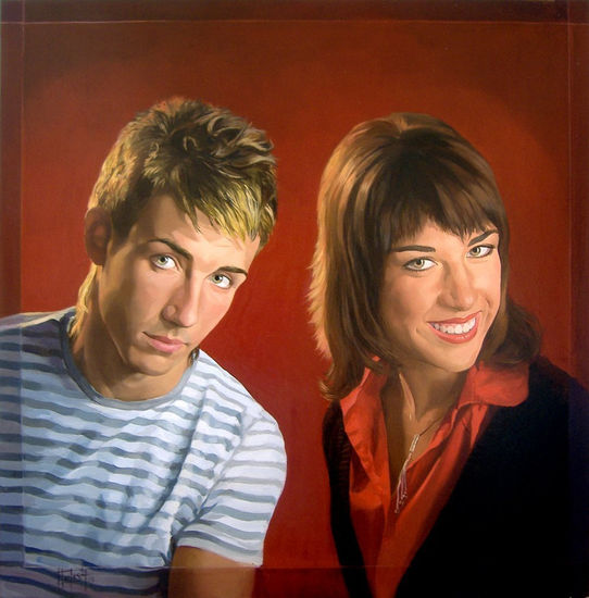 HERMANOS Oil Canvas Portrait