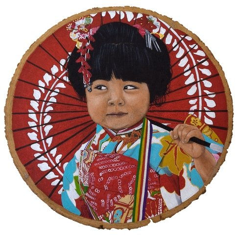 NIÑA CHINA Oil Others Figure Painting