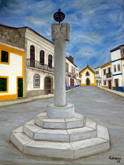 PELOURINHO Oil Canvas Landscaping