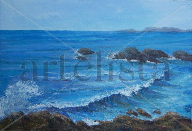 Marina nº1 Oil Canvas Marine Painting