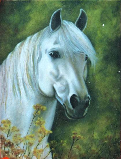 Caballo Oil Canvas Landscaping