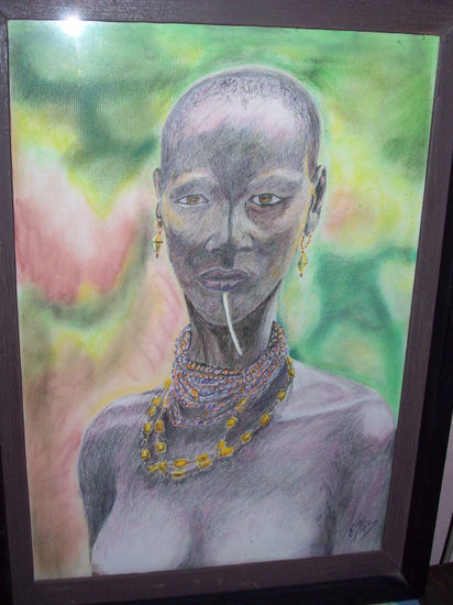 chica mursi Pastel Canvas Landscaping