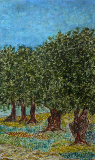 OLIVOS DE JAÉN X Acrylic Card Landscaping