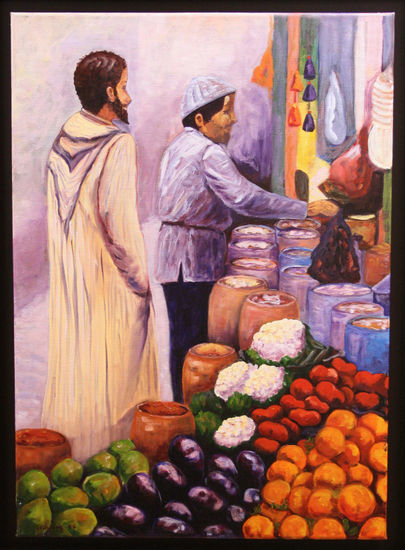 El Zoco Others Canvas Figure Painting