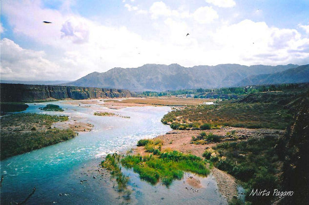 Río Mendoza en la zona de Luján de Cuyo  1 Naturaleza Color (Química)