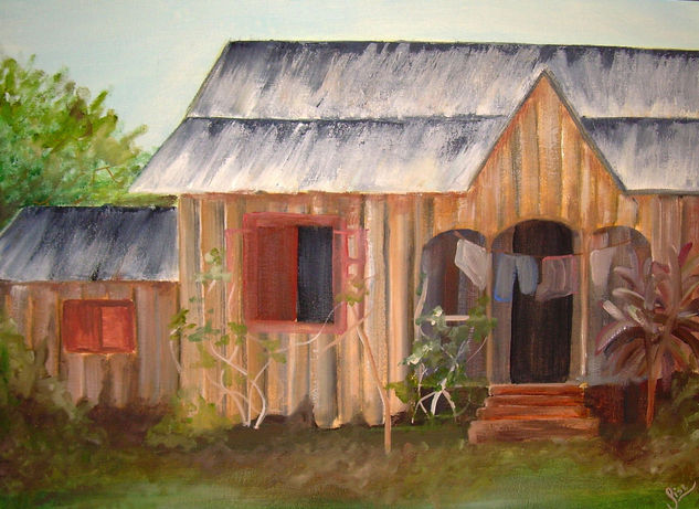 Casa 2 Oil Canvas Landscaping