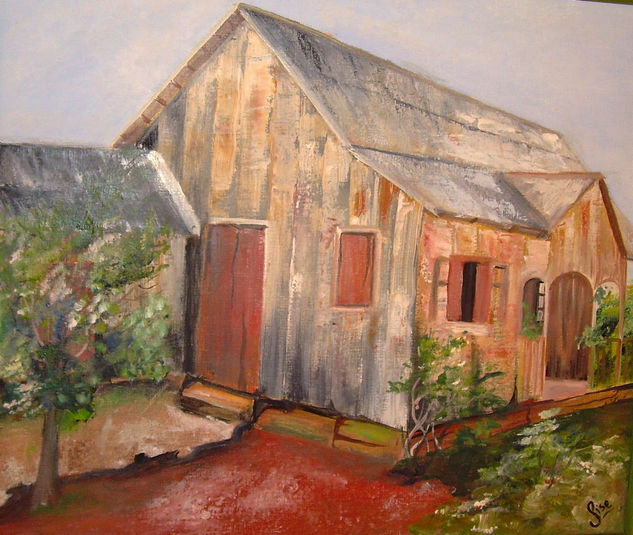 Casa 3 Oil Canvas Landscaping