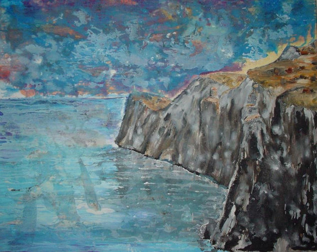 Formentor Oil Canvas Marine Painting