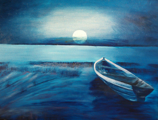 Luna lunera Oil Canvas Landscaping