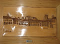 NUM. 9.439 - TALLA EN MADERA DE HAYA VAPORIZADA PLAZA PROTICADA DE GARROVILLAS DE ALCONETAR