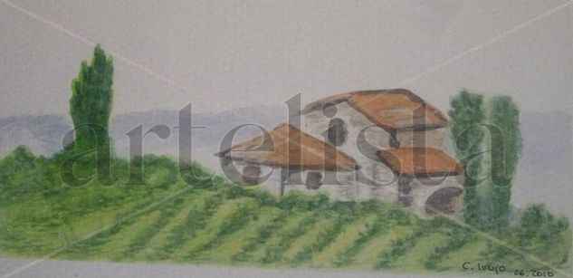 TOSCANA.1 Watercolour Card Landscaping