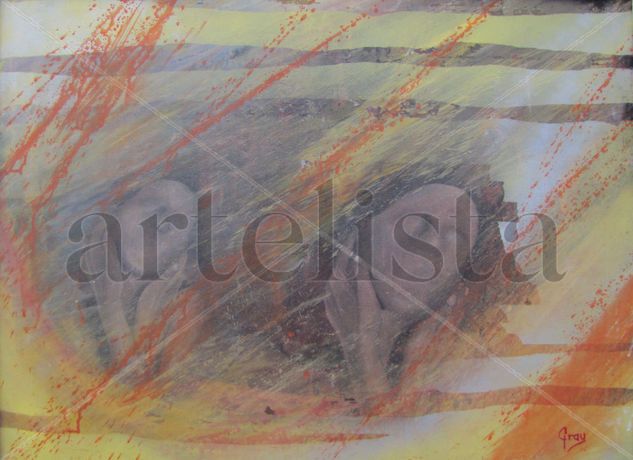 ciudad sin rostro Mixed media Canvas Others