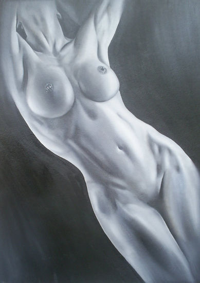 Desnudo 2 Oil Card Nude Paintings