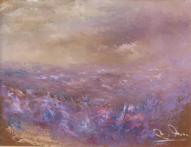 Campo de Lavanda Oil Panel