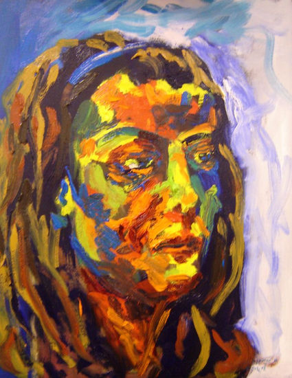 Elena M. G. Oil Canvas Portrait