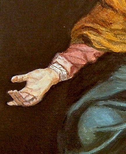 Dolorosa. Detalle Óleo