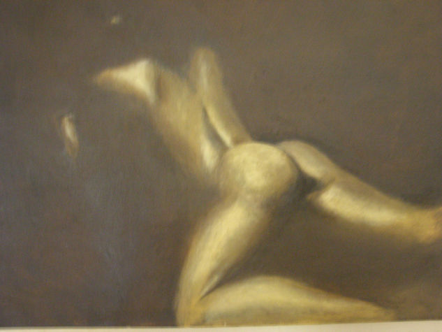 Espalda clarobscuro Oil Others Nude Paintings