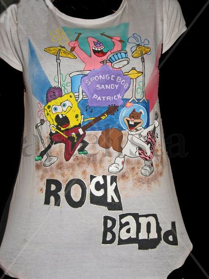 Bob esponja band Acrylic Textile Others