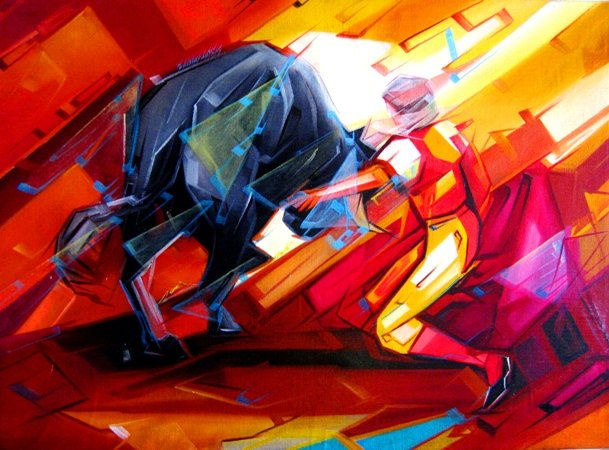 Torero Oil Canvas Landscaping