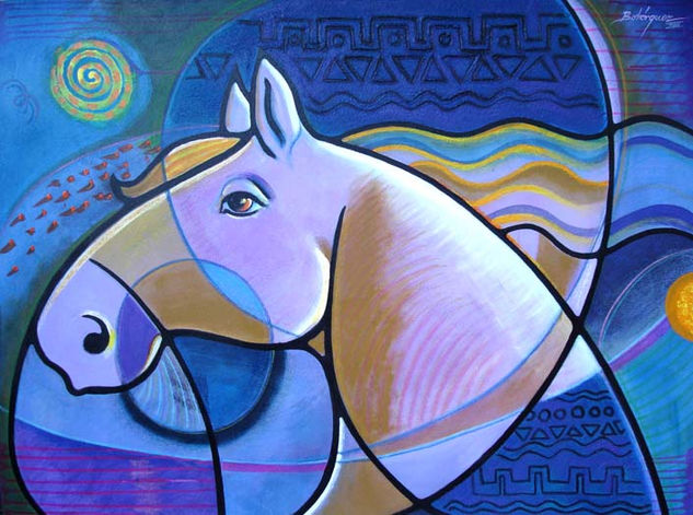 Caballo 3 Acrylic Canvas