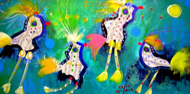 Ta ta ta tam... Acrylic Canvas Animals