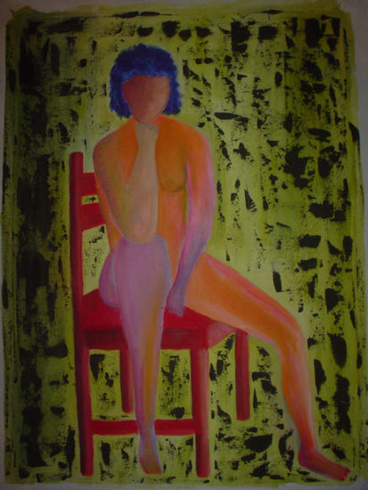 Sin titulo Acrylic Canvas Figure Painting