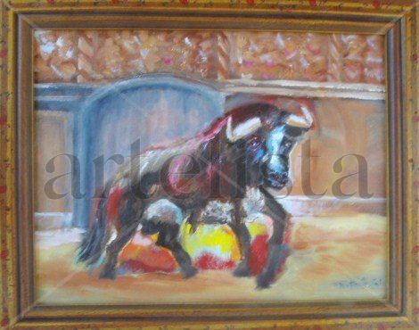 "SAN FERMIN" Oil Canvas Landscaping