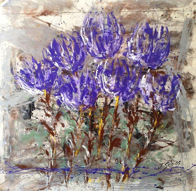 tulipanes lilas