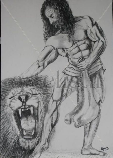 Sanson y el leon