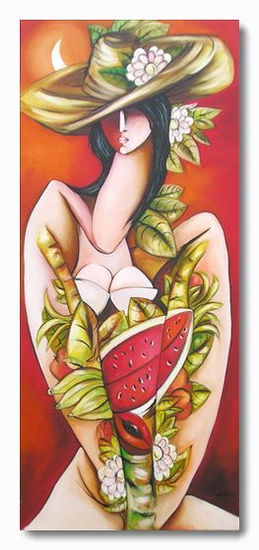 Plena ilusión Oil Canvas Figure Painting