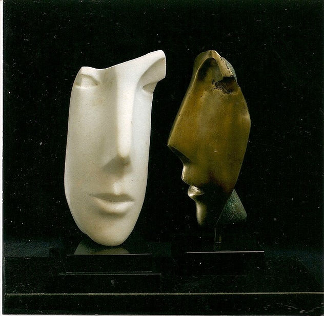 El Secreto - Blanco de Cordoba y bronce patinado