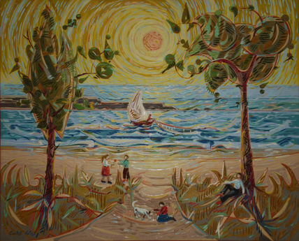 Playa soleada -...