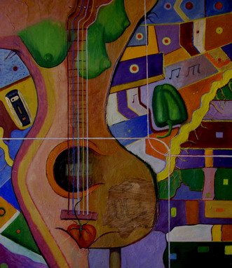mujer guitarra