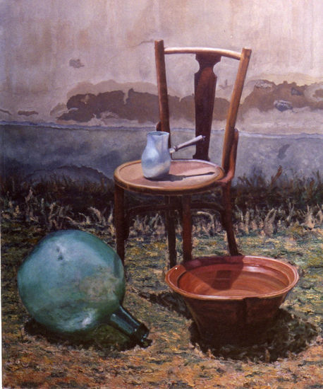 El corral II Oil Canvas Still Life Paintings