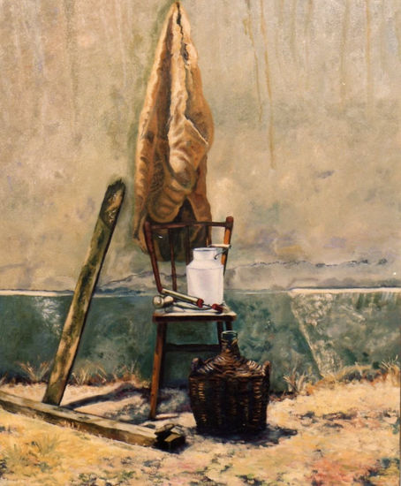 El corral I Oil Canvas Still Life Paintings