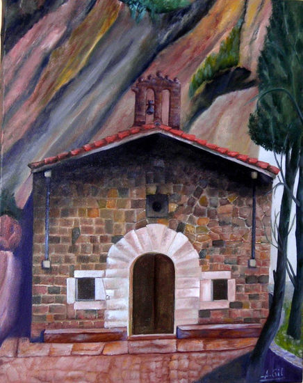 hermita ( Prades) Oil Canvas Landscaping