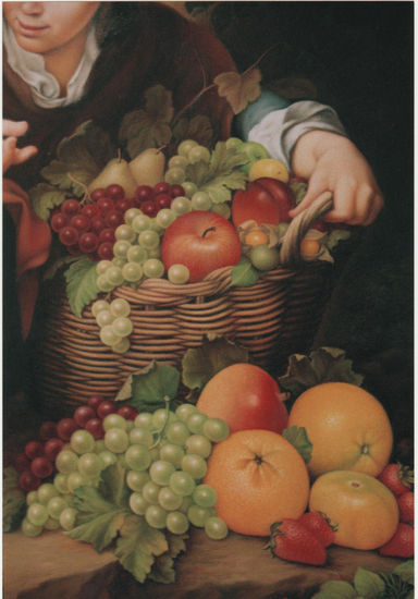 Bodegón en "La vendedora de frutas" Oil Canvas Still Life Paintings