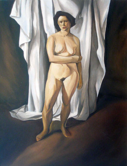 Venus criolla Oil Panel Nude Paintings